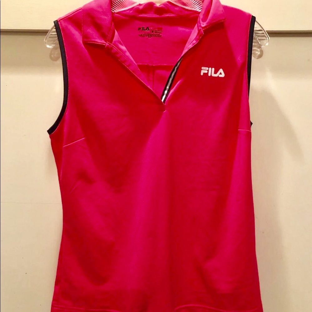 FILA Sport Golf Fitted Top Size Medium